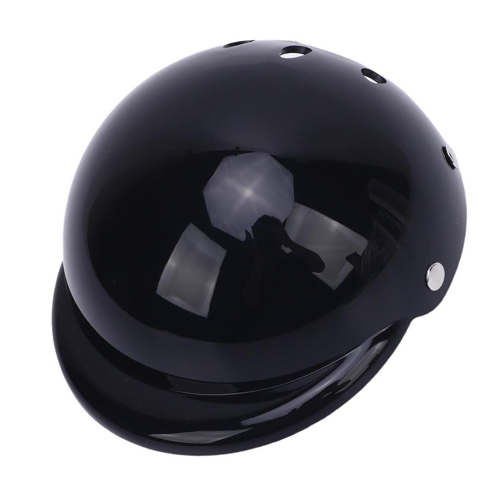 Haustierhelm Cool Kleine Hunde Motorradhelm Katze Sicherheitshut mit Verstellbarem Riemen für Outdoor-Aktivitäten S