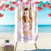 Sabrina Carpenter Magic Druck Strandtuch, Großes Weiches Schnelltrocknendes Handtuch für Strand Camping Schwimmen