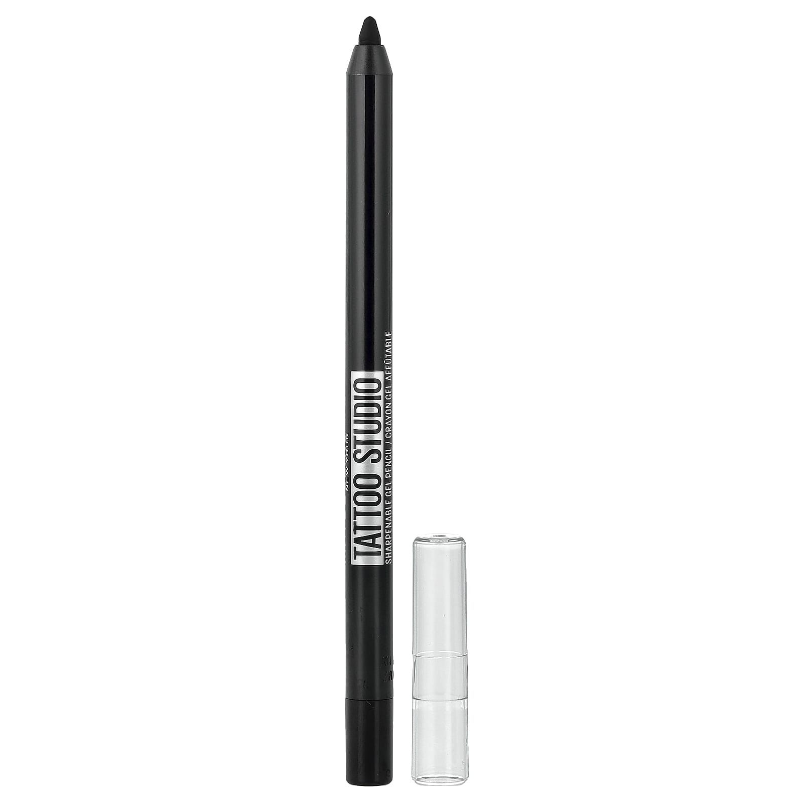 Maybelline, Tattoo Studio, Eyeliner, Sharpenable Gel Pencil, Waterproof, 900 Deep Onyx, 1.2g (0.04oz)