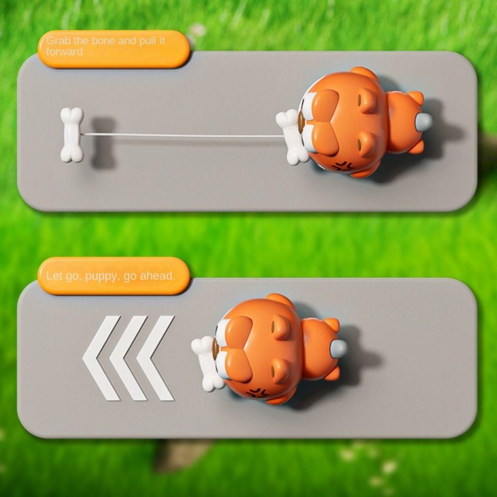 Pulling Rope Car Inertial Sliding Game Animal Clockwork Toy Pull Line Elephant Toy  Toddler