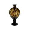 Glass Vase Leopard Print Vintage Glass Jar Flower Arrangement Accessories Gourd Flower Vase Terrarium Home Decoration