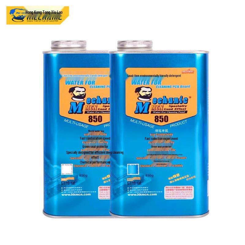 

Eco-Friendly Repairman 850 Flux Remover: Lead-Free Rosin Cleaning Agent for PCB and Motherboard Soldering.