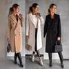 Manteau en laine double boutonnage à manches longues Bestseller Femme Automne/Hiver 2025