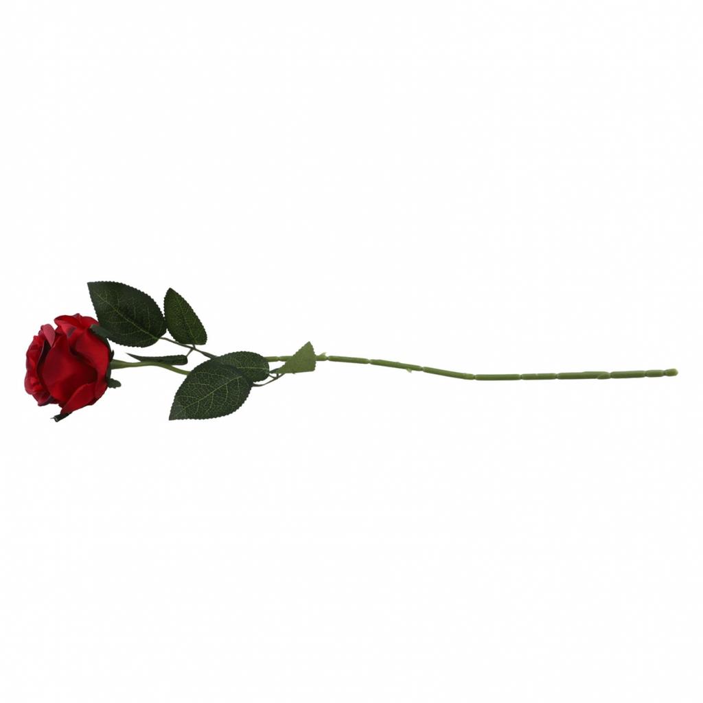 Realistic Single Rose Artificial Flower for Living Room and Event Arrangement