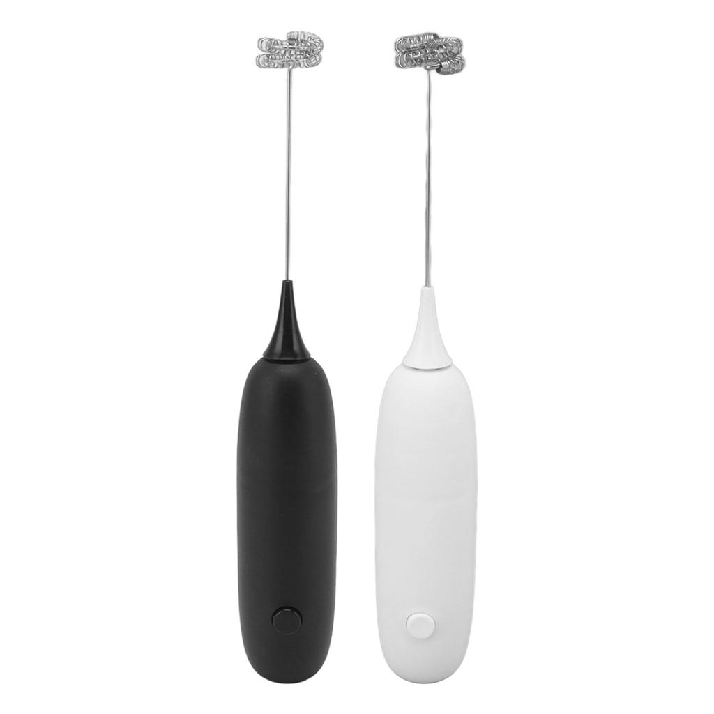 Handheld Frother Strong Power Mute Low Noise 9500 RPM Battery Operated Foam Maker Baking Tool Cordless for Household Kitchen