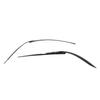 Pair of Front Headlight Eyebrow Left Right Headlamp Eyelid Cover Trim Replacement for X5 G05 X6 G06 LCI