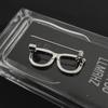 Cute Glasses Brooches Korean Fashion Men's Suit Shirt Collar Pins Female Sweater Corsage Badge Luxulry Jewelry Accessories