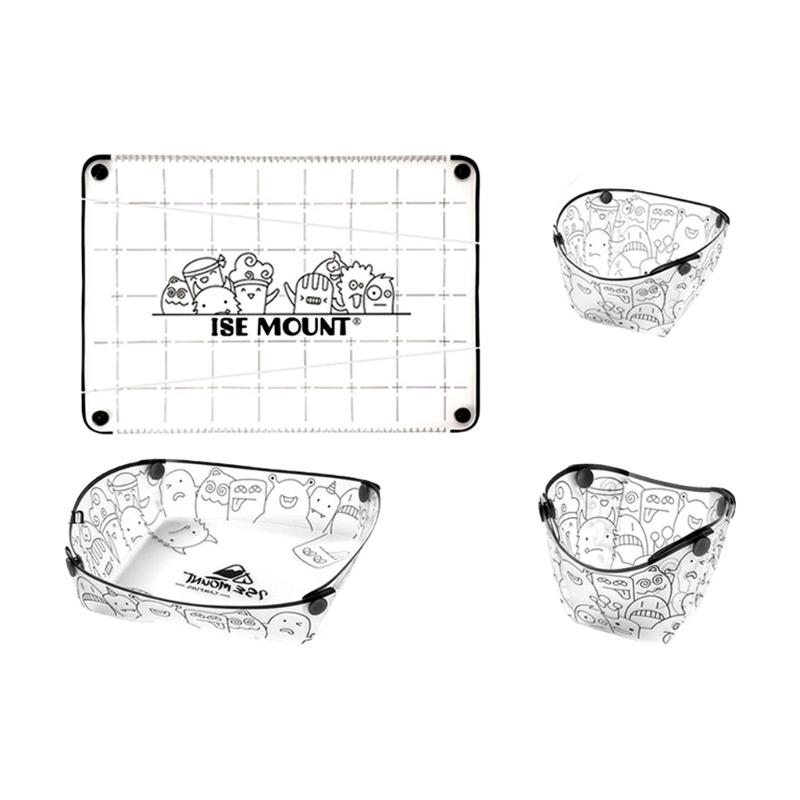 

Folding Plastic Tableware Portable Folding Bowl Plate Cup Filter Chopping Board Picnics Flatware Camping Accessories