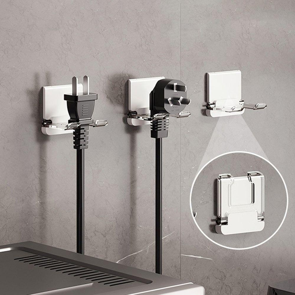Seamless Paste Folding Hook Wall-mounted Easy To Install Plug Hook Multi-purpose Living Room Bedroom Storage Hooks