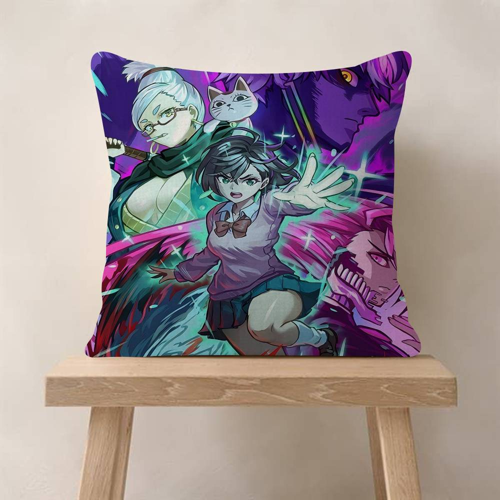 Anime DDandadan Characters Pillow Gift Home Office Decoration Bedroom Sofa Car Cushion Cover Case 45x45