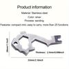 Outdoor Mini Tool 20-in-1 Multifunctional EDC Tool Keychain Bottle Opener Screwdriver Multipurpose