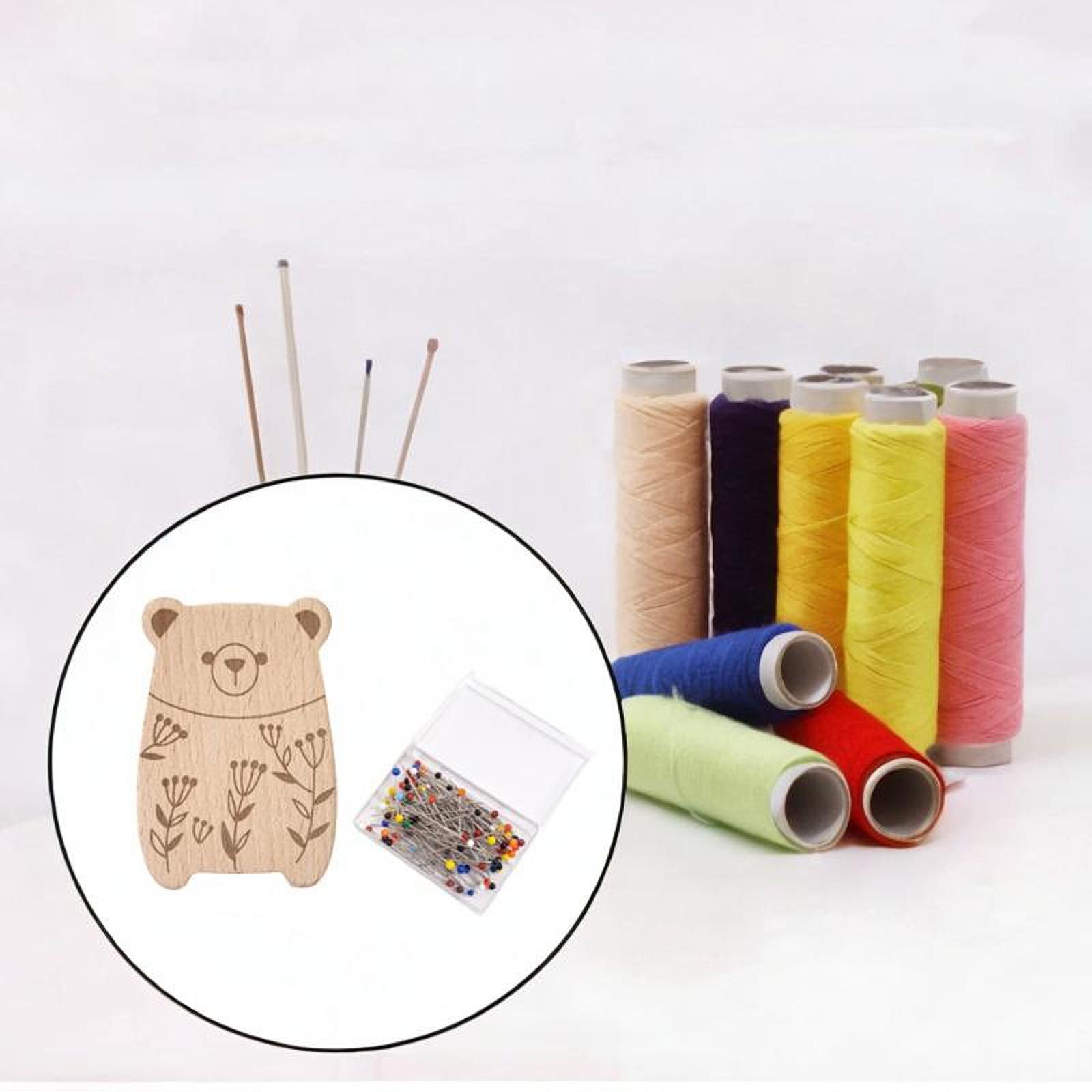 

Needle Minder with Pin Kit Needlework Tools Handy Tools Cross Stitch Accessories Small Sewing Pin Holder Portable Needle Keeper