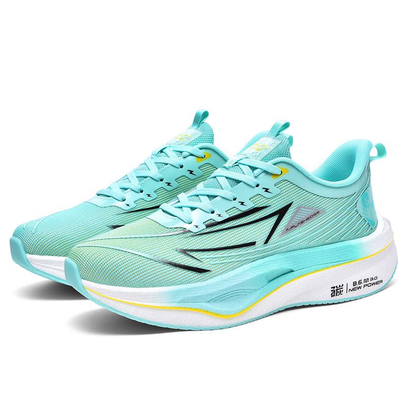 

Real Popcorn 3.0Pro Full Palm Carbon Board Men s Running Shoes Breathable Running Professional Marathon Sneakers 44