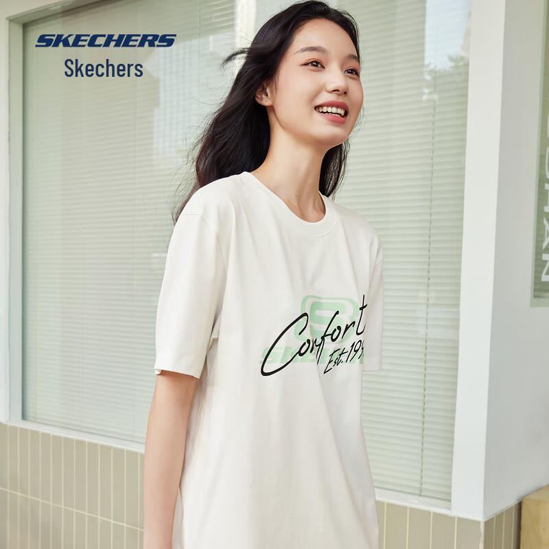 Skechers Unisex Knit Short-Sleeve T-Shirt L224U069 M