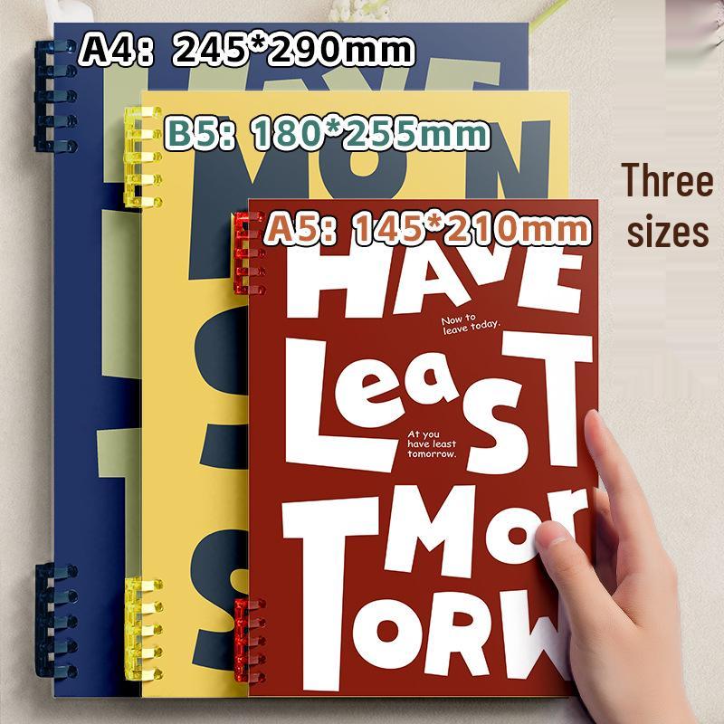 American Retro A5 Loose-Leaf Binder: Comfortable, Detachable Notebook for Simple DIY and Student Use