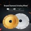 Diamond Brazed Hole Saw Blade for Cutting Ceramic, Marble, Grout, Stone, and Concrete with Angle Grinder