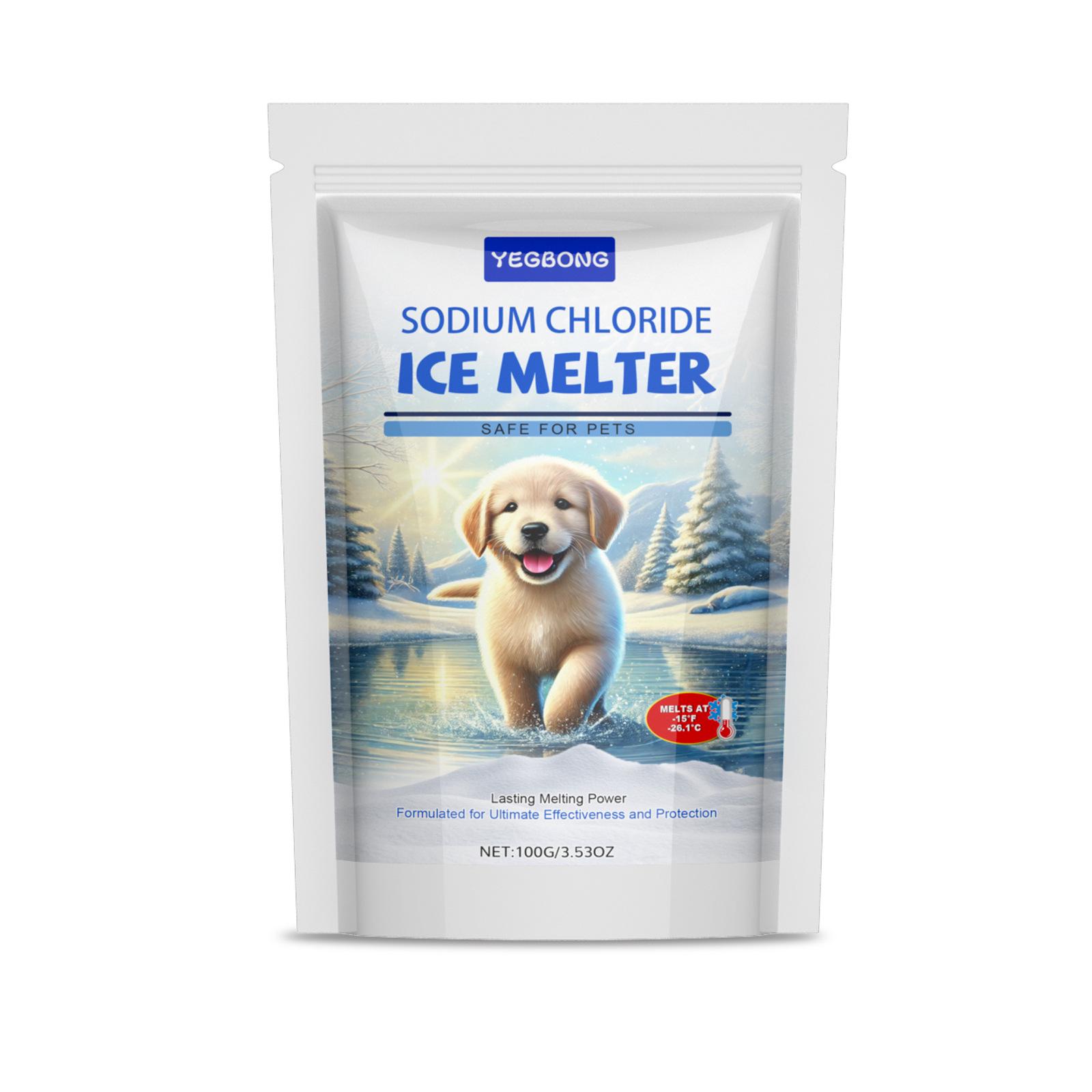 YEGBONG Pet-Safe De-Icer for Snow Melting 100g