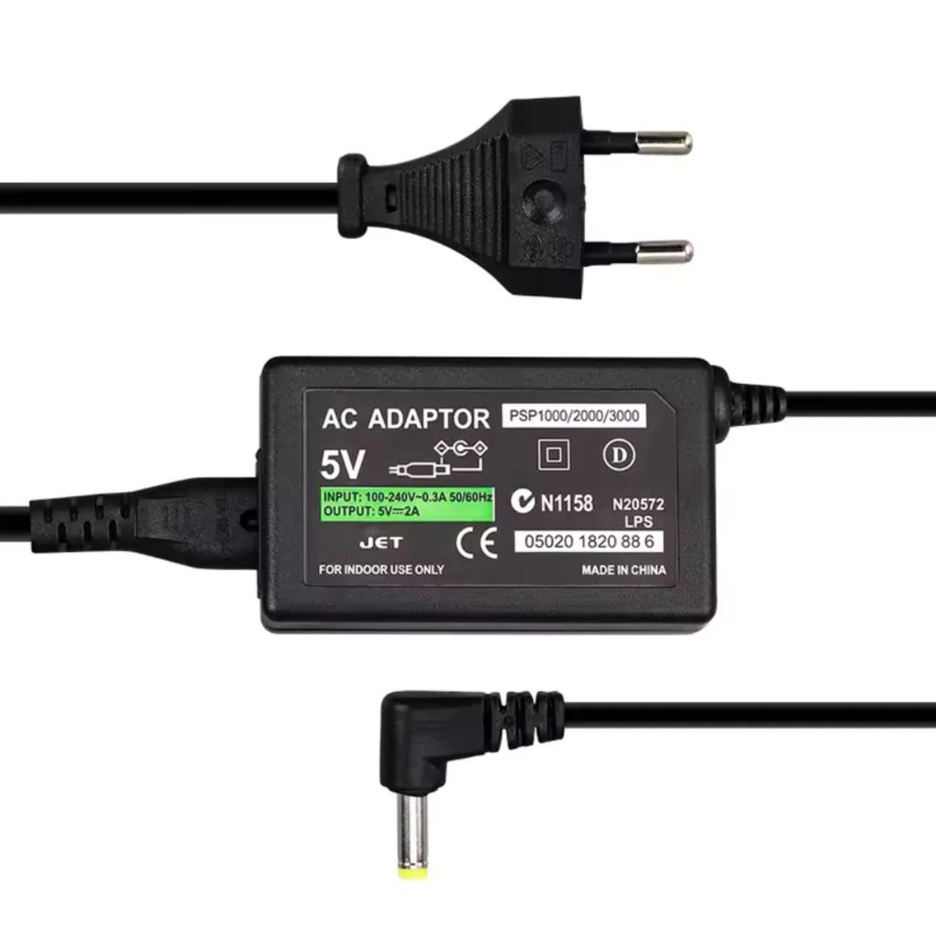 EU US Plug AC Charger Adapter for PSP Charger Power Supply Cord Compatible with Sony PlayStation PSP 1000 2000 3000 Series