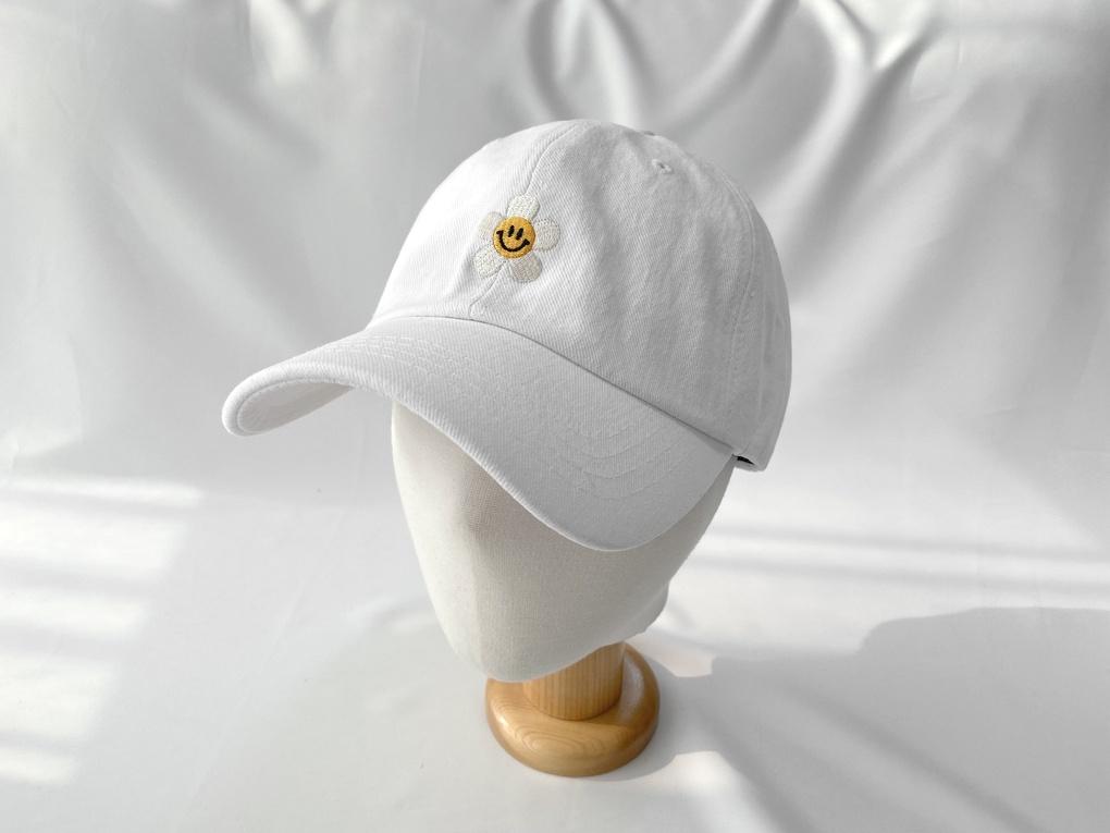 Women's Unisex Smile Daisy Ball Cap Hat Basic