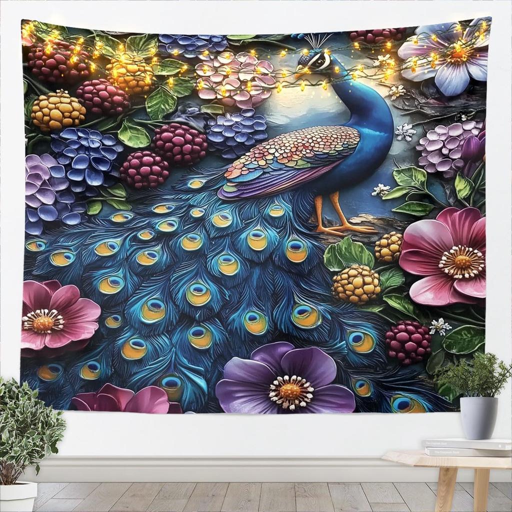 Tree Of Life Tapestry for Bedroom Exotic Boho Wall Tapestry Aesthetic Gothic Damask Vintage Floral Tapestries Bohemian Sun