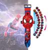 Cartoon Electronic Ultraman Watch For Kids 3-8 Years Old With Projection And Light Feature