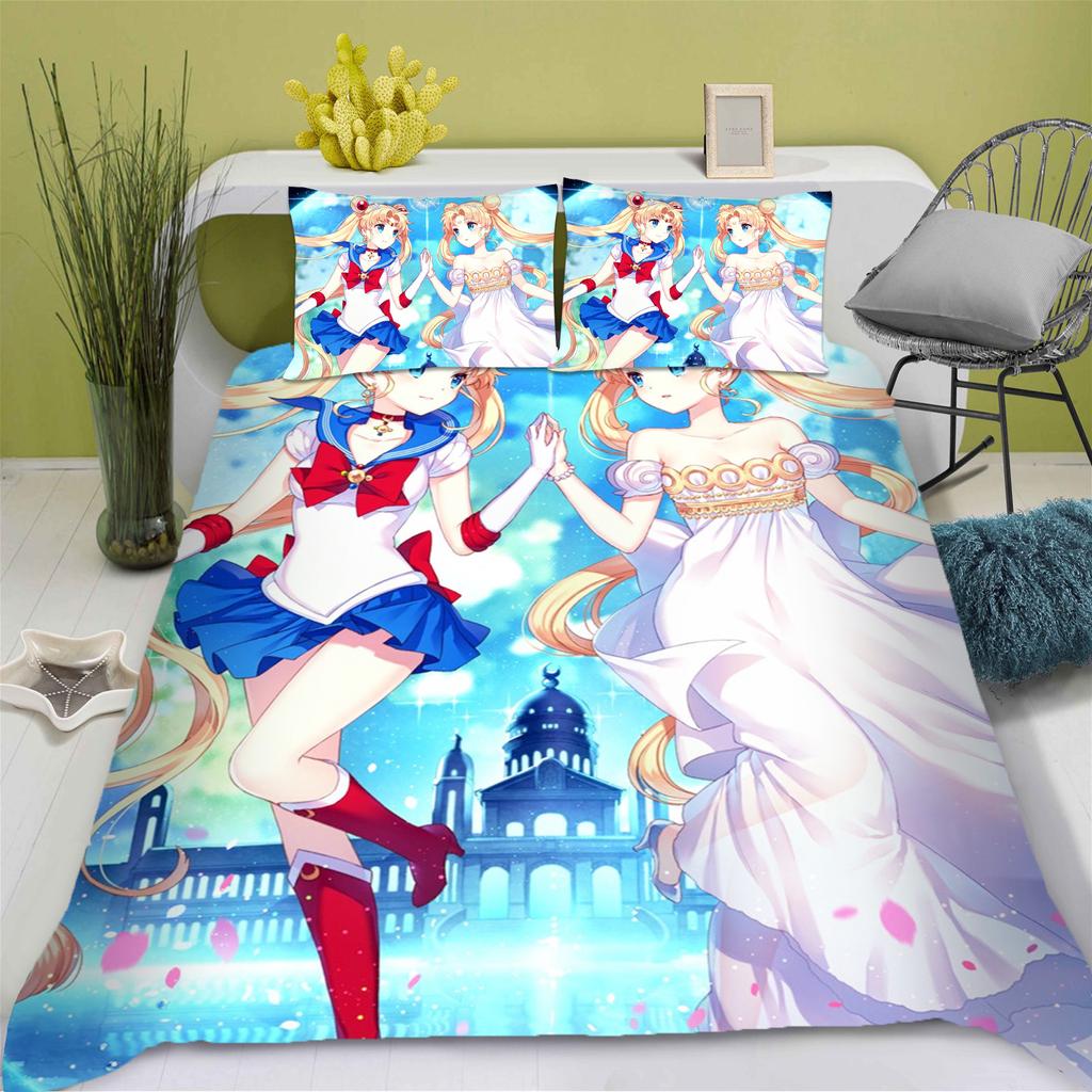 3-Piece Set 1 Quilt Cover  3d Children'S Bedding Set  100% Polyester Duvet Cover Suitable For Children And Adults Home