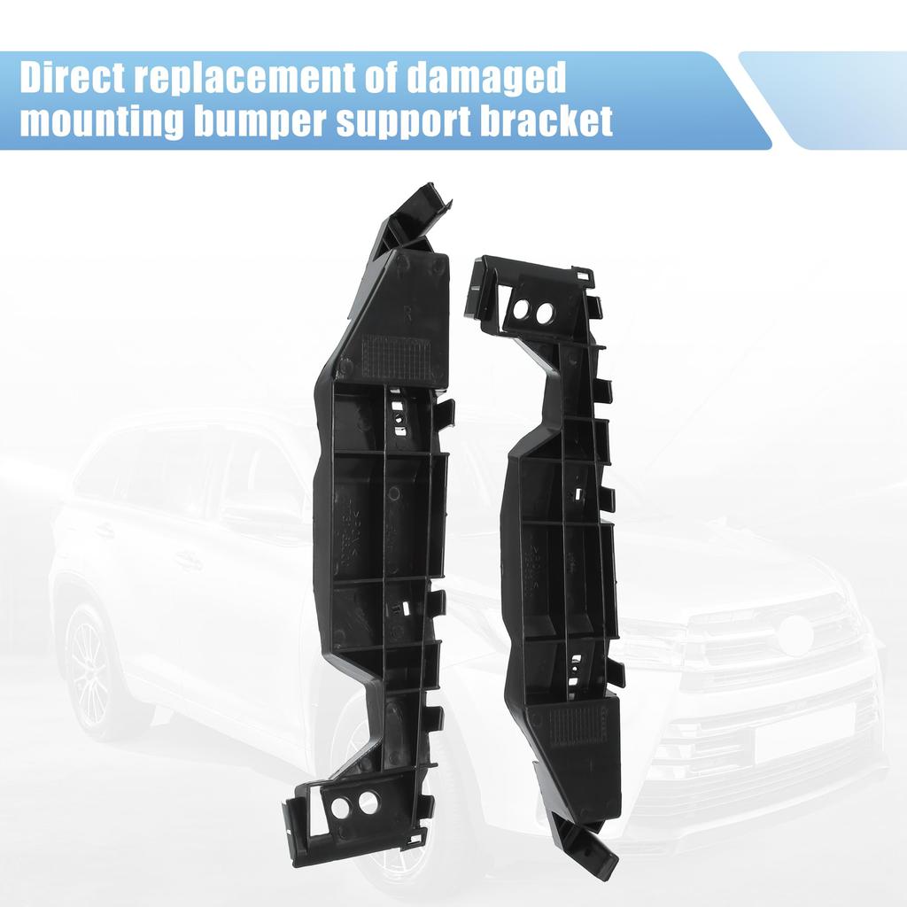X AUTOHAUX Left and Right Side Front Bumper Mounting Support Brackets (Part Numbers 71732-63J00/71731-63J00) for Suzuki Swift (2005-2011), 1 Pair