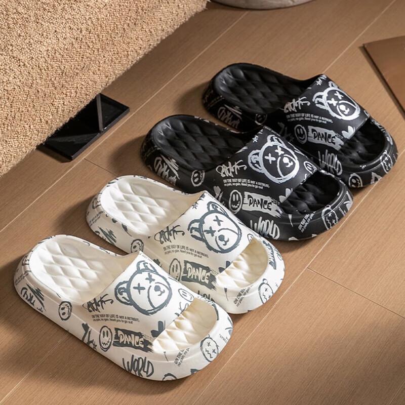 Unisex Cartoon EVA Thick-Soled Slippers