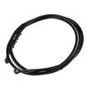 Braided Motorcycle Brake Hose Flexible Clutch Oil Line 12 Inch Metal Rubber Pipe for Bike Hydraulic Brakes