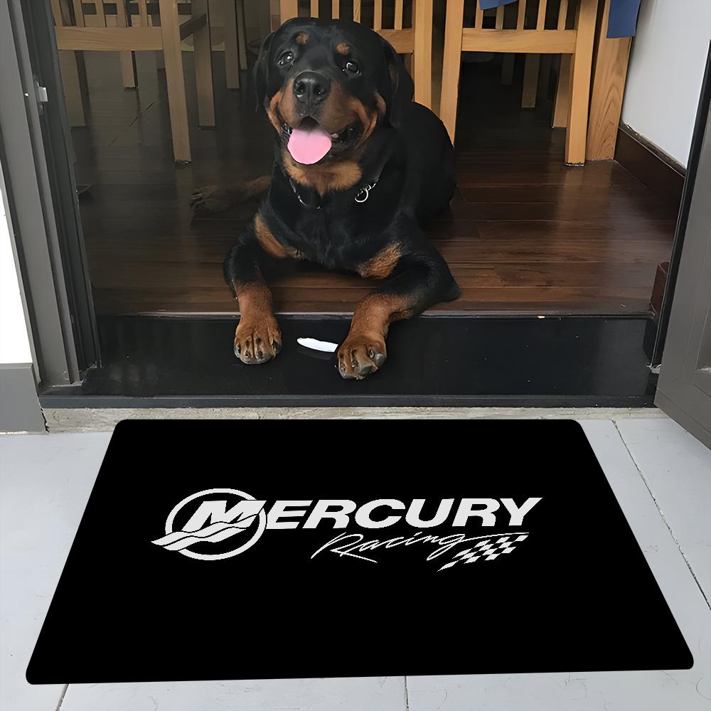 Mercury Racing Door Mat Washable Non-Slip Living Room Sofa Chairs Area Mat Kitchen Welcome Doormat
