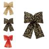 Christmas Scene Decor Sequins Bow Pendants For Tree Ornaments And Holiday Setup