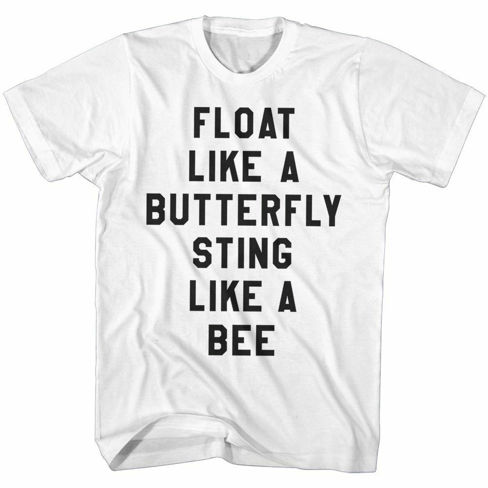 Muhammad Ali Floatie White Adult T-Shirt XXXXL