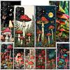 Colorful Mushroom Phnoe Case for Samsung Galaxy S26 S25 Edge S23 S24 Ultra S22 Plus S21 S20 FE Unique Cover Soft Coque Galaxy S2
