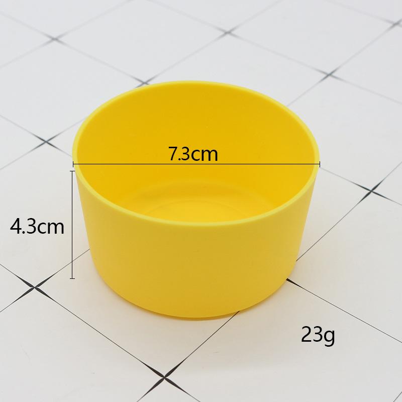 75mm Muti Color Silicone Cup Protection Case Storage Vacuum Bottle Compatitable For Stanley 30/40oz Anti Slip Scratch Resistant