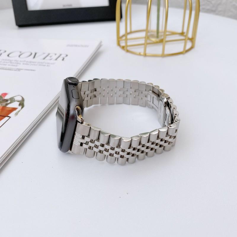 Stainless Steel Five Link Watch Band SE Series 1-6 Compatible 38/40mm 42/44mm