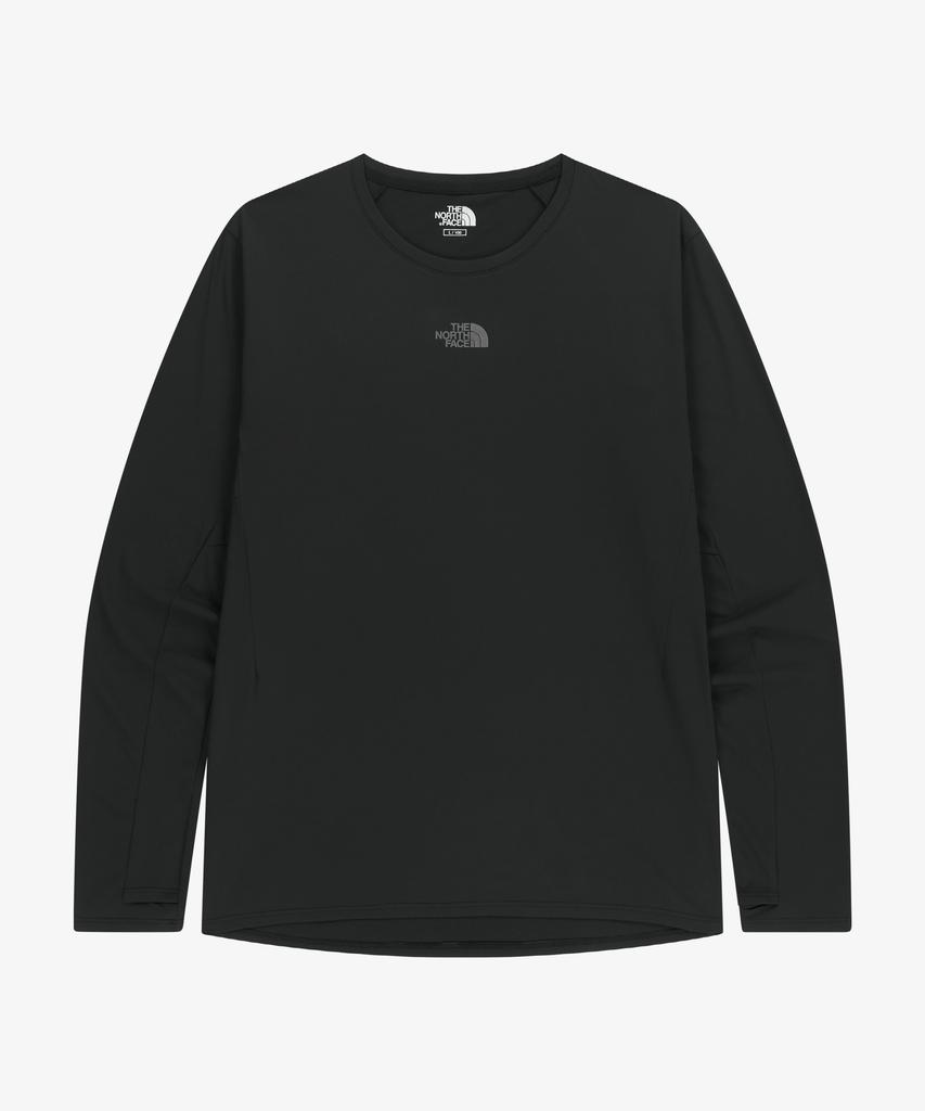 Noseupeiseu Nt7Tr55J Step Up Long Sleeve Round Neck T-Shirt Black