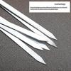 6Pcs 55cm BBQ Skewers Long Handle Shish Kebab Barbecue Grill Stick Wood BBQ Fork Stainless Steel Ou Hwy