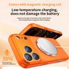 Original Frosted For Magsafe Magnetic Phone Case For iPhone 17 16 15 14 13 Pro Max 17Pro Air Camera Lens Protection Armor Cover