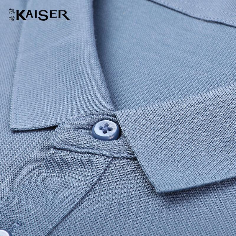 Kaiser Men's Silk Blend Short Sleeve Polo Shirt KS5018