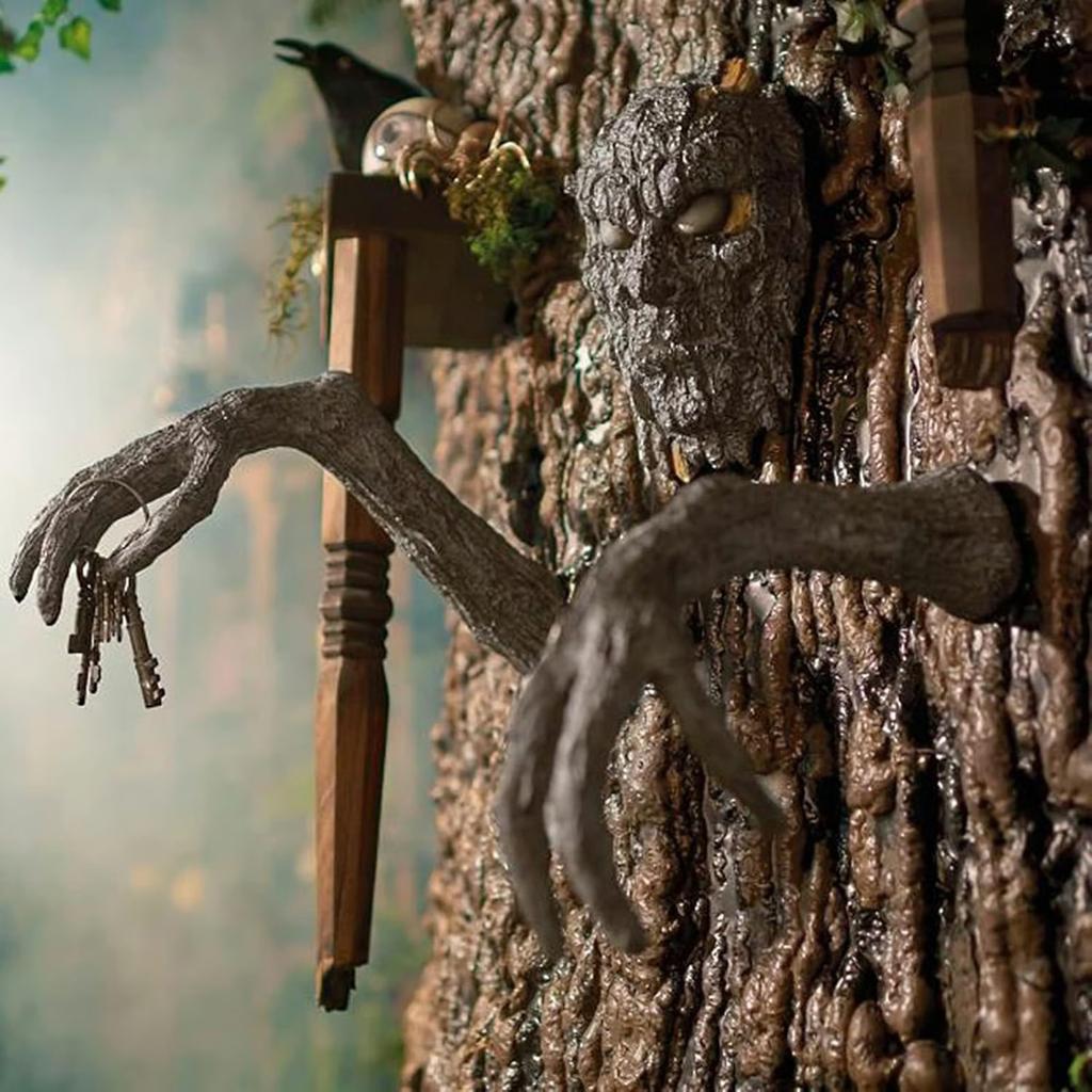 Haunted Tree Face And Hands Halloween Decoration Set