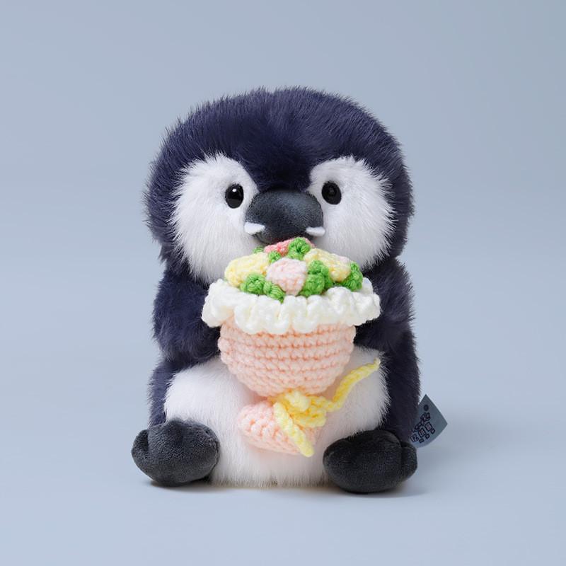 Kara Fox Cat Plush Toy With Flower Holder For Kids Room Decor And Giftgiving