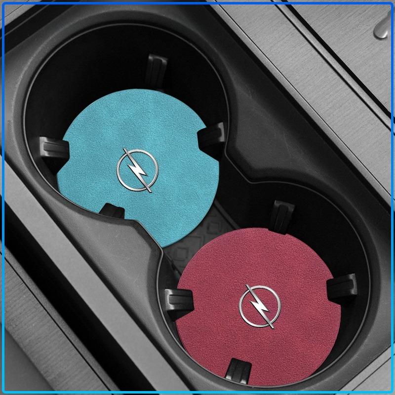 Car Coaster Decoration Accessories Water Cup Slot Anti-Slip Mat Sticker For Opel Astra H G J Insignia Mokka Zafira Corsa Vectra B C D