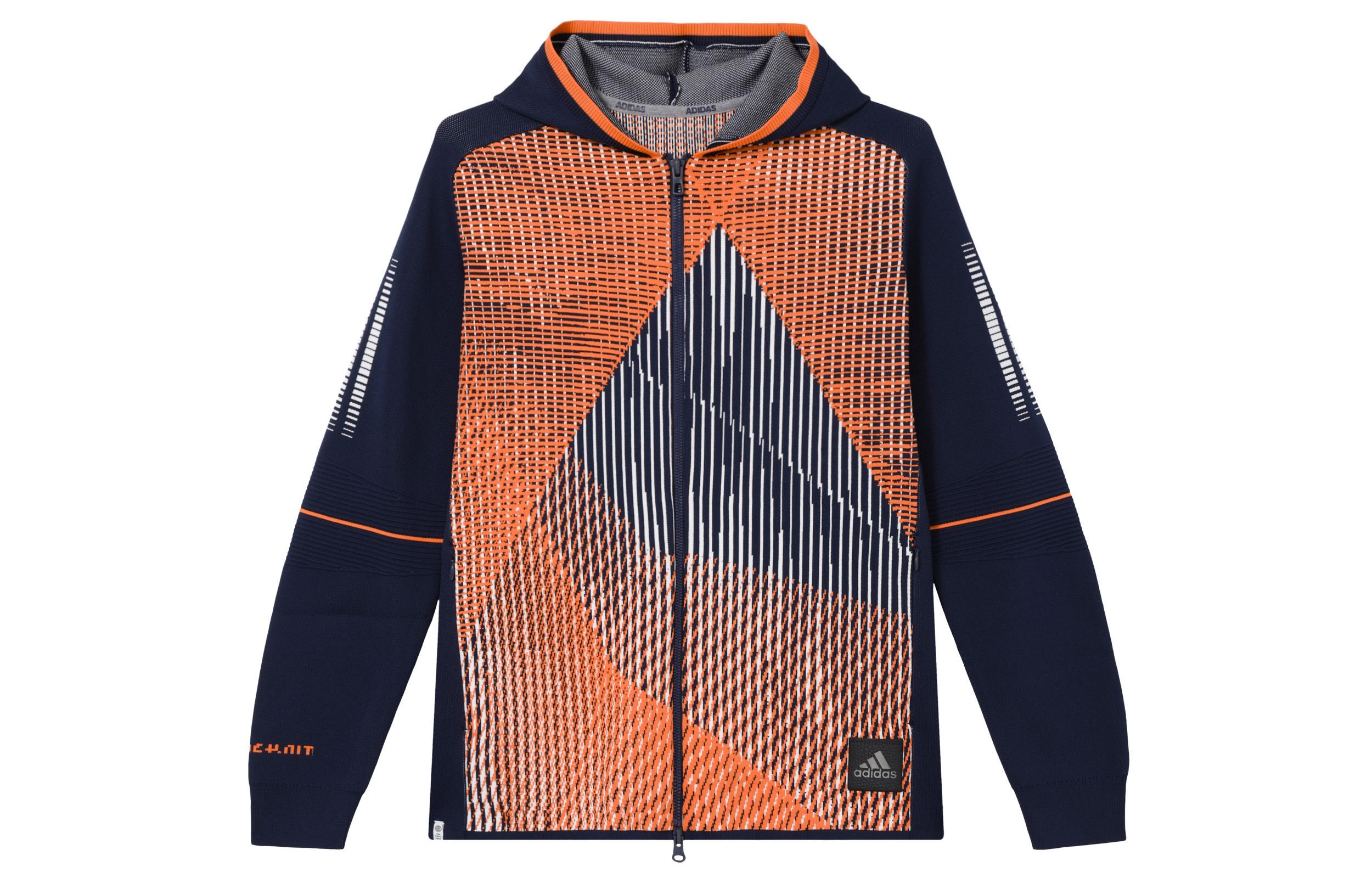 Adidas Jackets Women s Navy Blue Hooded Moderate Other HG1671 M
