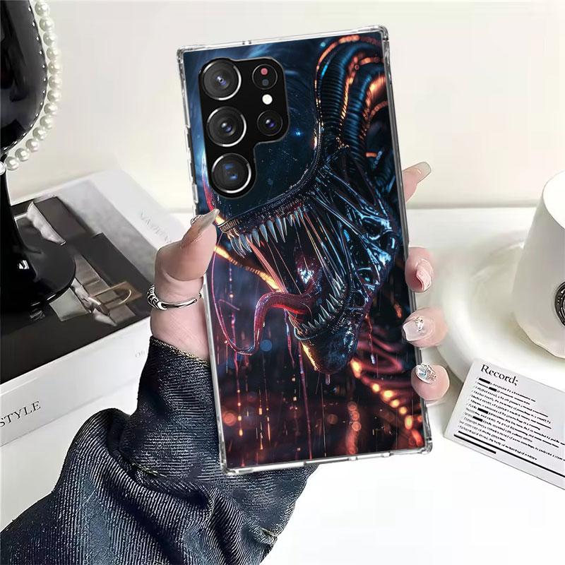 Cool A-Alien X-Xenomorph Soft Phone Case For Samsung Galaxy S22 S23 S24 S25 Edge S26 Ultra S20 FE S21 Plus + Fundas Coque Galaxy