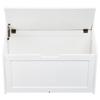 VEVOR Wooden Toy Chest for Kids, Toddler Toy Storage Box with Flip-Top Lid and Safety Hinge