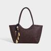 Large Capacity Commuter Woven Bag Women's 2025 New High-end Basket Bag Fashion Versatile Tote Bag