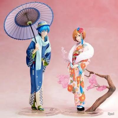Anime Kimono KAITO & MEIKO Statue Mädchen PVC Figur Modell Spielzeug