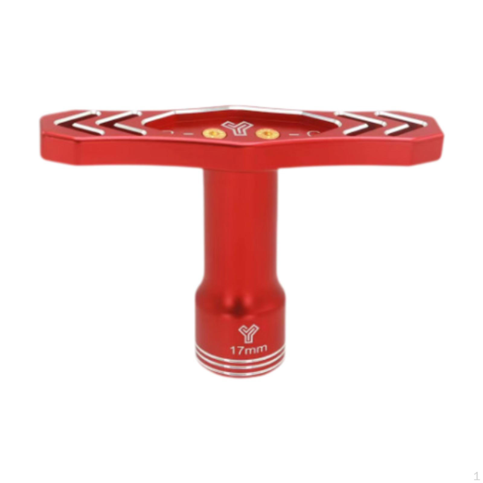 

17mm Hex Wheel Tool for RC Car Maintenance червоний