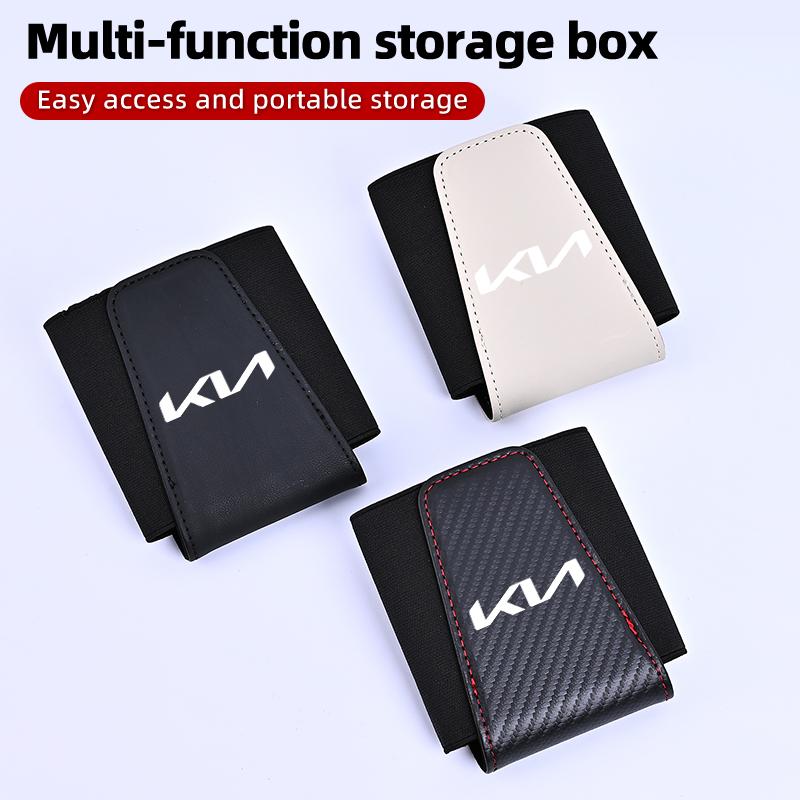 Car Interior Seat Seam Organizer Door Storage Box Phone Card Bag For KIA Rio K5 Sportage Ceed Sorento Picanto Stinger fxrp50
