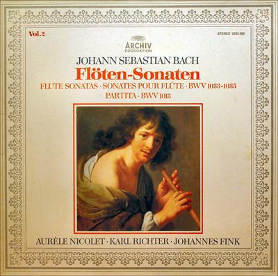 LP Schallplatte JOHANN SEBASTIAN BACH - AURELE NICO - Vol. 2 - Fl?ten-sonaten - Flötensonate 2533369 Archiv Produkti 1977 Deutschland Klassik Gebraucht